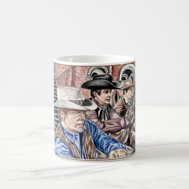 Die Dreiergruppe zeichnen Kaffeetasse (Mittel)