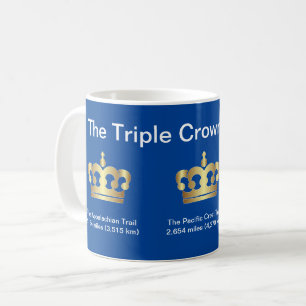 Die dreifache Krone des Wanderns Kaffeetasse
