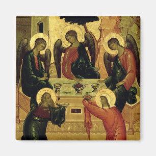 Die Dreifaltigkeit der Heiligen, Novgorod-Schule,  Magnet