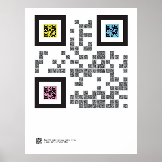 Die Dreifaltigkeit im QR-Code Poster (Vorne)
