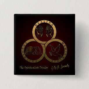 Die Dreiheit der Spiritualists (GMH herzlichst) Button