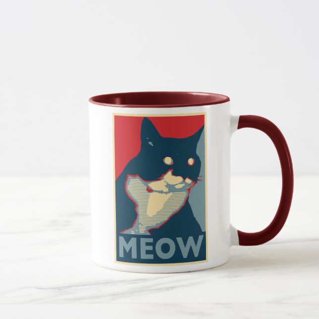 Die Dreistigkeit der Meow-Tasse Tasse (Rechts)