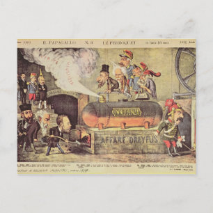 Die Dreyfus-Affäre Postkarte