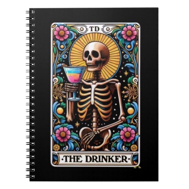 Die Drinker Tarot Card Notebook Collection Notizblock (Vorderseite)