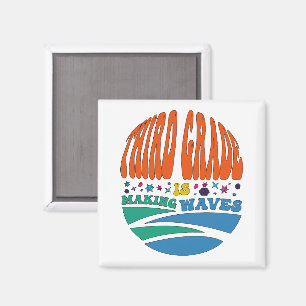 Die dritte Klasse macht Waves zurück in die Schule Magnet