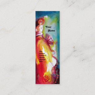 DIE DRITTE MASK / Kostümbildner , Theaterkünstler Mini Visitenkarte