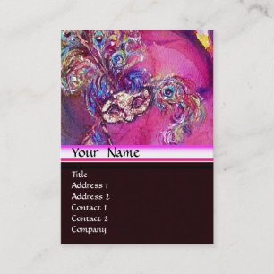 DIE DRITTE MASK / Kostümbildner , Theaterkünstler Visitenkarte