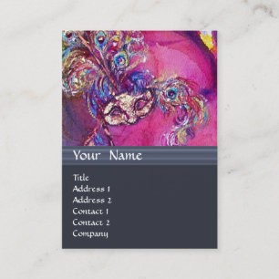 DIE DRITTE MASK / Kostümbildner , Theaterkünstler Visitenkarte