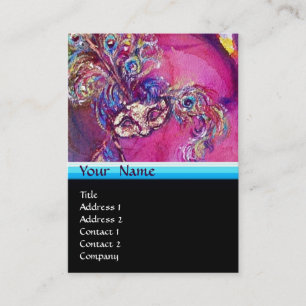 DIE DRITTE MASK / Kostümbildner , Theaterkünstler Visitenkarte