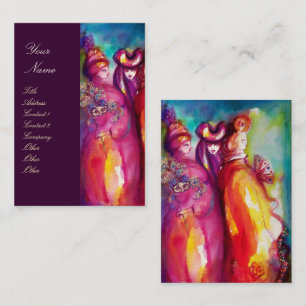 Die DRITTE MASKE/der Kostüm-Designer, Visitenkarte