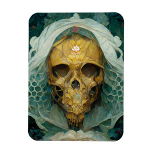 Die Drohne Bee Skull Fantasy Sci-Fi Magnet
