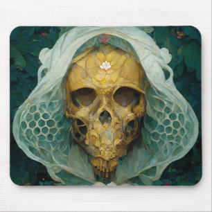 Die Drohne Bee Skull Fantasy Sci-Fi Mousepad