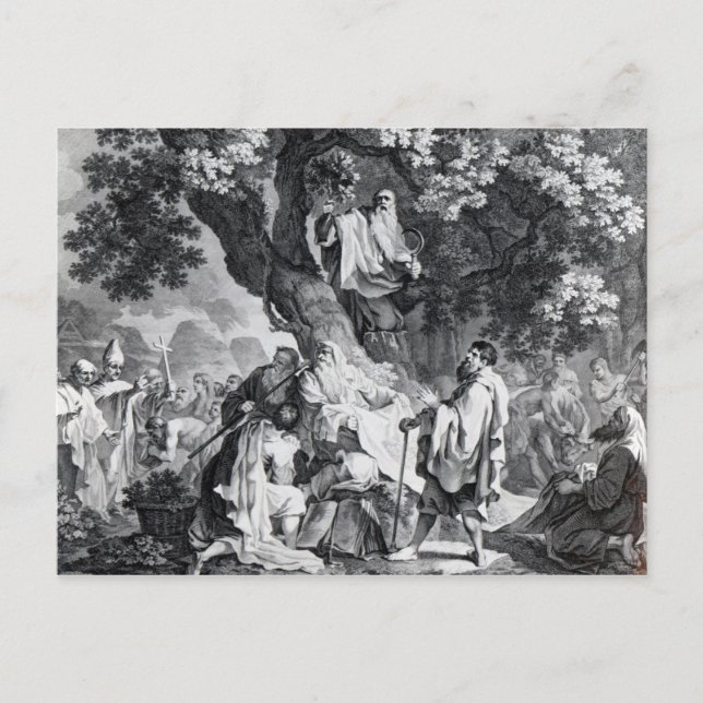 Die Druiden oder die Umkehr der Briten Postkarte (Vorderseite)