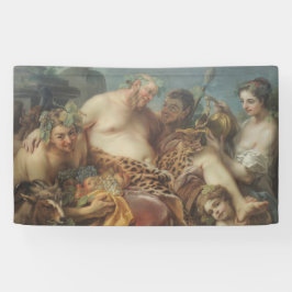 Die Drunkenness von Silenus (von Carle van Loo) Banner