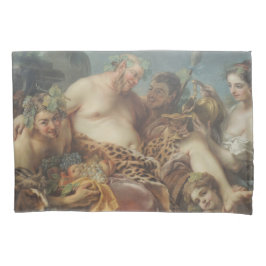 Die Drunkenness von Silenus (von Carle van Loo) Kissenbezug