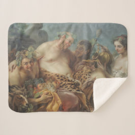 Die Drunkenness von Silenus (von Carle van Loo) Sherpadecke