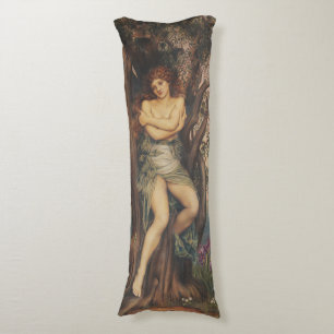 Die Dryade (Baumnymphe) (von Evelyn De Morgan) Seitenschläferkissen