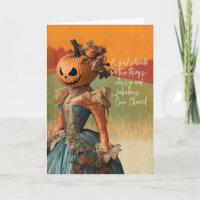 Die Duchess Pumpkinhead | Surreal Halloween Card