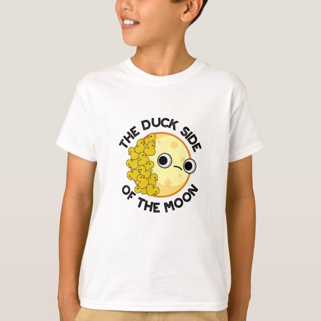 Die Duckseite des sonnigen Astronomiepuns T-Shirt (Vorderseite)