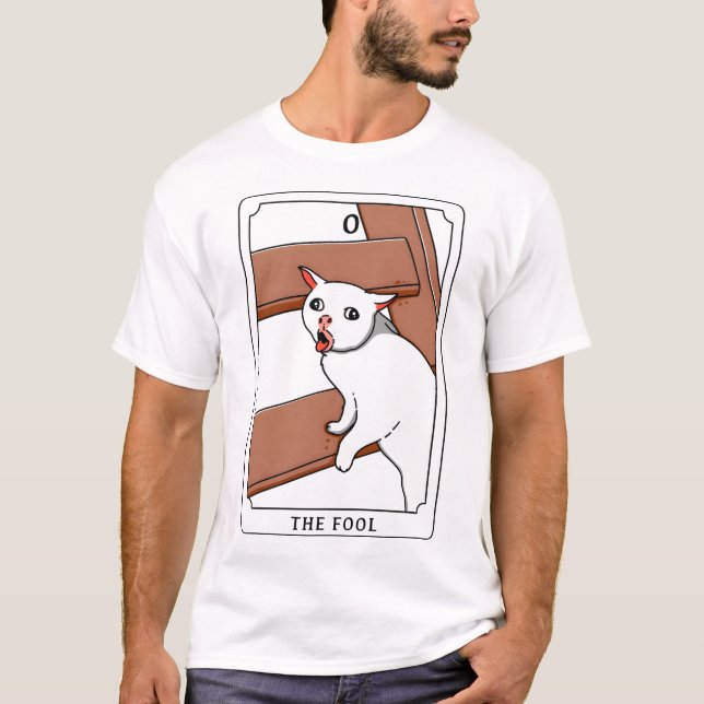 Die dumme, lustige Katze T-Shirt (Vorderseite)