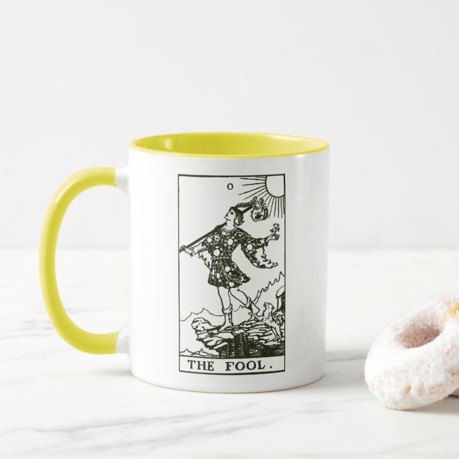 Die dumme Tarot-Karte Tasse (Mit Donut)