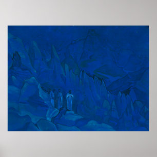 Die Dunkelheit von Nicholas Roerich Poster