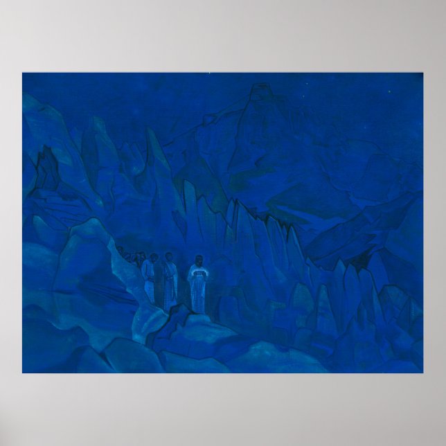 Die Dunkelheit von Nicholas Roerich Poster (Vorne)