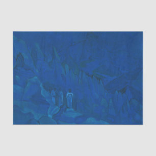 Die Dunkelheit von Nicholas Roerich Seidenpapier