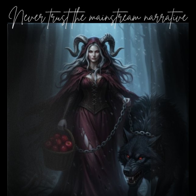 Die dunkelrote Ritt Riding Hood Poster (Von Creator hochgeladen)