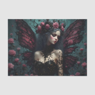 Die dunkle Rose ist reif Seidenpapier