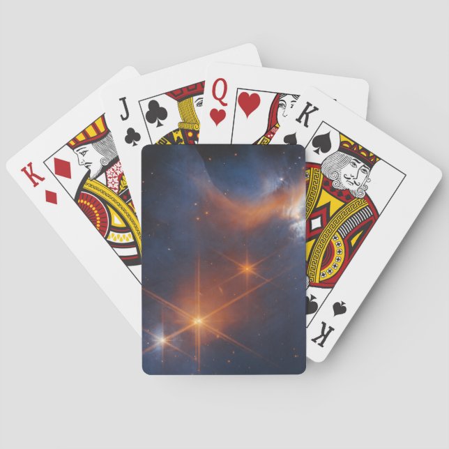 Die dunkle säkulare Wolke des Chamäleons I Spielkarten (Rückseite)