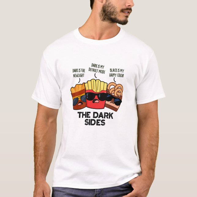 Die dunklen Seiten des sonnigen Fastfood Puffs T-Shirt (Vorderseite)