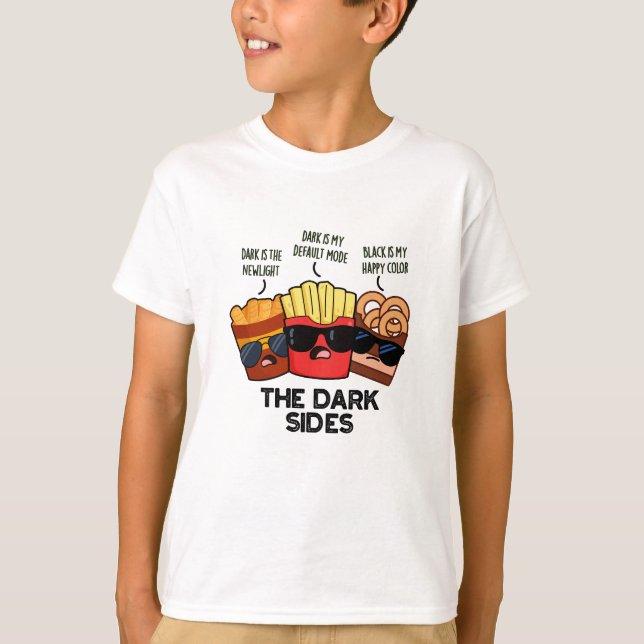 Die dunklen Seiten des sonnigen Fastfood Puffs T-Shirt (Vorderseite)