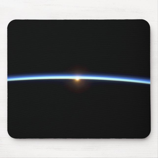 Die dünne Linie der Erdatmosphäre 2 Mousepad (Vorne)