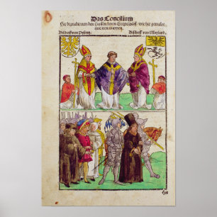 Die Durchführung von Jan Hus Poster