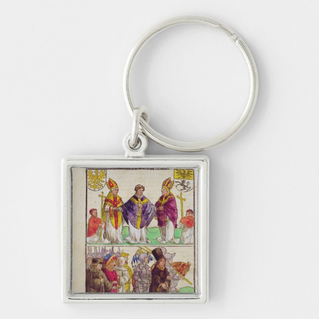 Die Durchführung von Jan Hus Schlüsselanhänger (Vorne)