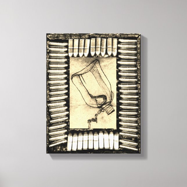 Die Dürre Leinwanddruck (Vorderseite)