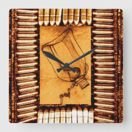 Die Dürre Quadratische Wanduhr