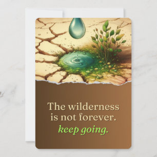 Die Dürre wird nicht ewig dauern