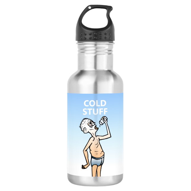Die Durstige Mann 532 Ml Wasserflasche (Vorderseite)