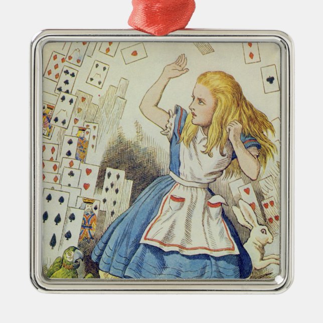 Die Dusche der Karten Ornament Aus Metall (Vorne)