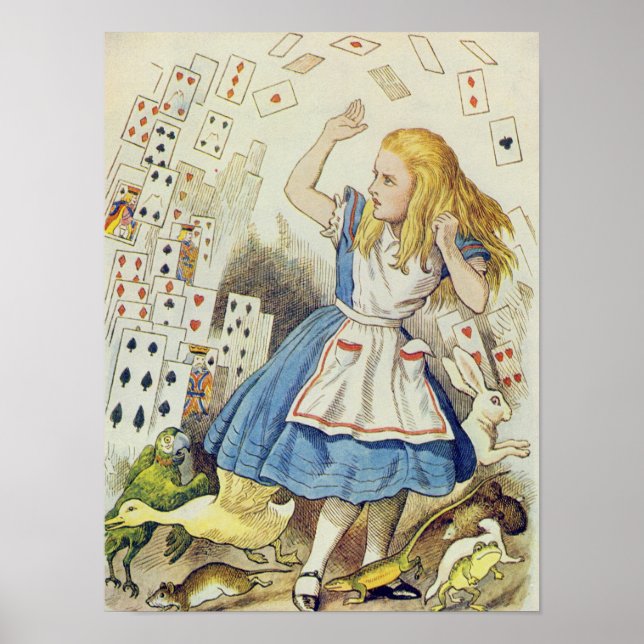 Die Dusche der Karten Poster (Vorne)