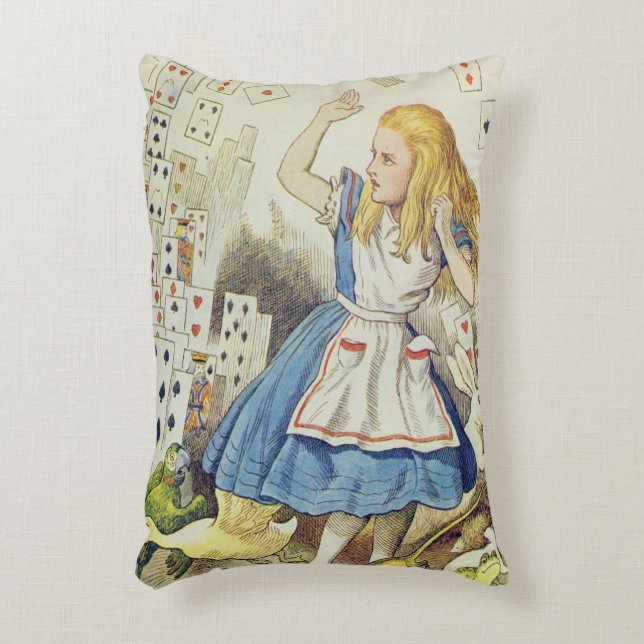 Die Dusche der Karten Zierkissen (Vorderseite(Vertikal))