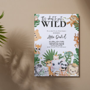 die Dusche des Safari Dschungelbabys steht kurz be Einladung