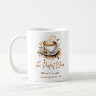 Die Dusche für Hochzeitskaffee ist perfekt. Kaffeetasse