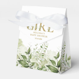 Die Dusche ist ein Girl Greenerage Foliage Gold Ba Geschenkschachtel