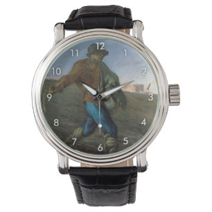 Die Dusche, Jean-Francois Millet Armbanduhr