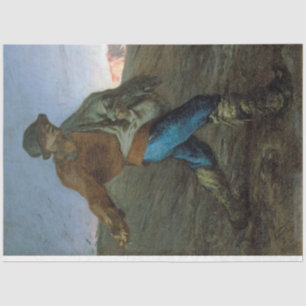 Die Dusche, Jean-Francois Millet Seidenpapier