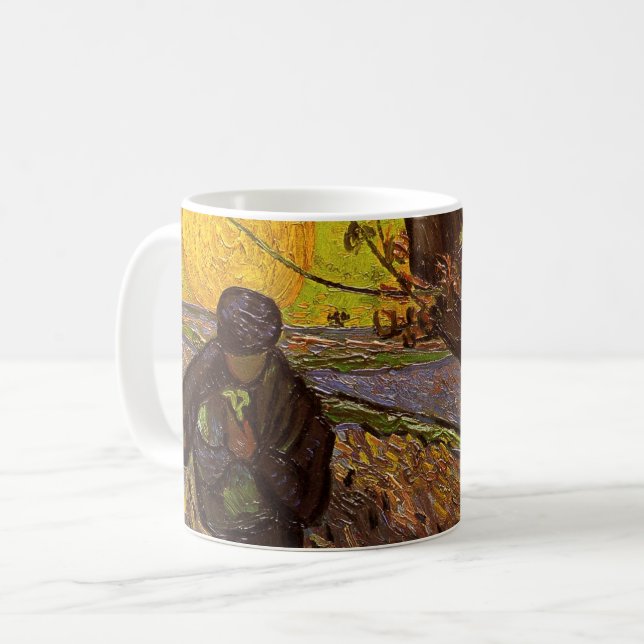 Die Dusche von Vincent van Gogh Kaffeetasse (Vorderseite Links)
