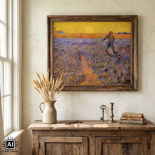 Die Dusche von Vincent van Gogh Poster
